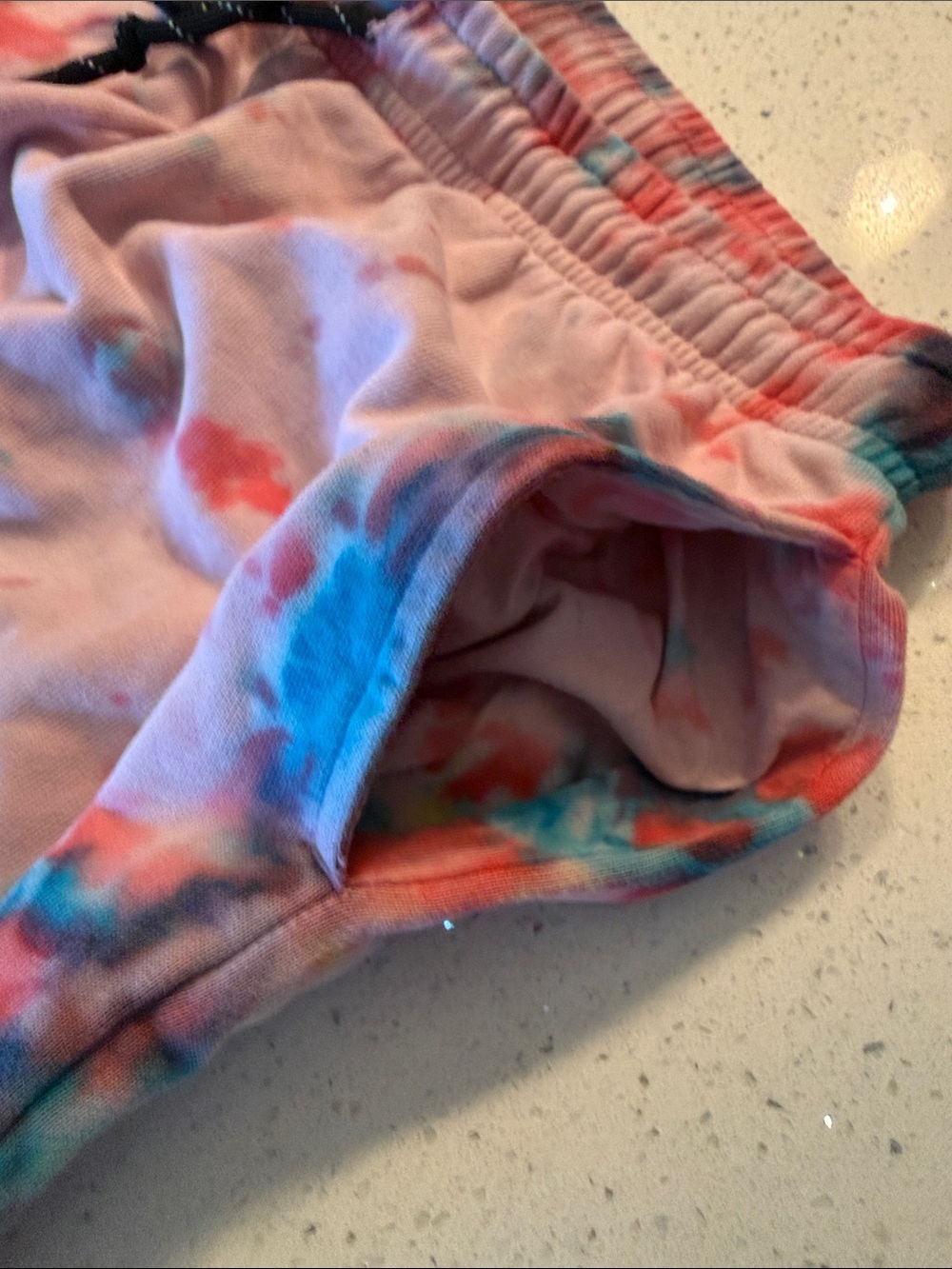 Zumba Fitness Tie-Dye Joggers in Pink, Red & Blue - Picture 6 of 8